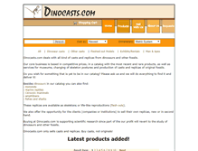 Tablet Screenshot of dinocasts.com